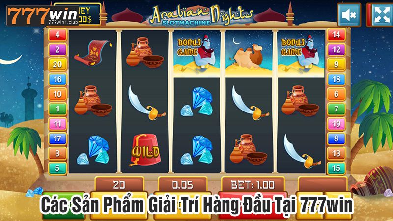 Các Sản Phẩm Giải Trí Hàng Đầu Tại 777win